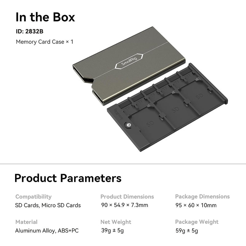 SmallRig 2832B Memory Card Case