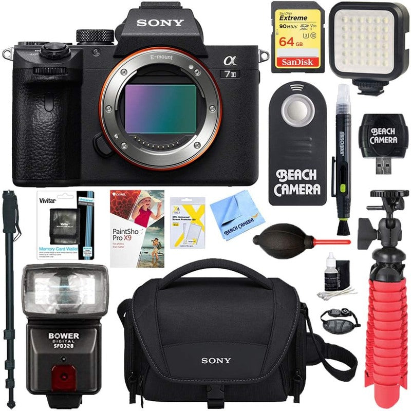 Sony A7 III Full Frame Mirrorless Interchangeable Lens Bundle