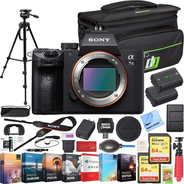 Sony A7 III Full Frame Mirrorless Interchangeable Lens, Bundles