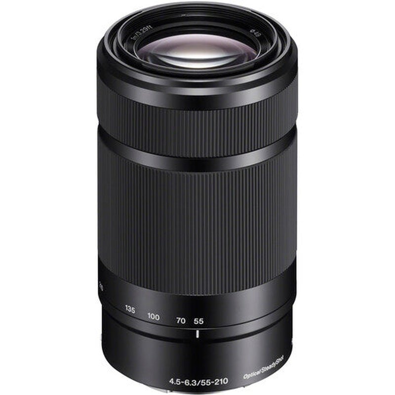 Sony E 55-210mm F4.5-6.3 Lens for E-Mount Cameras Black