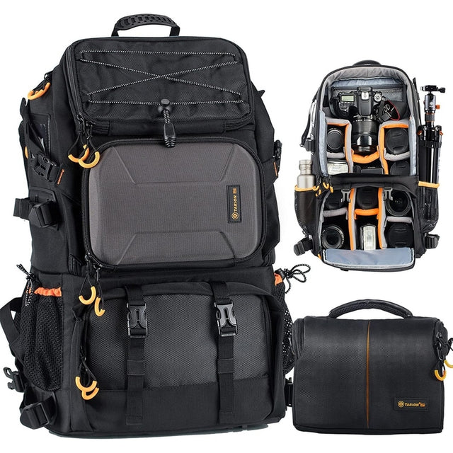 TARION Pro Waterproof Camera Backpack w/Laptop Compartment