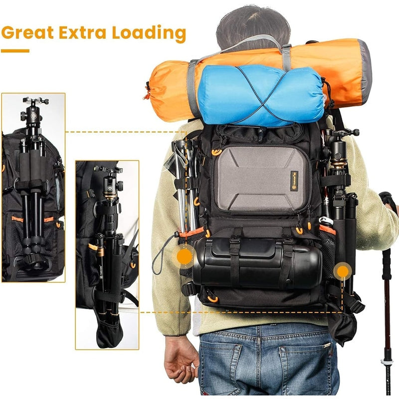 TARION Pro Waterproof Camera Backpack w/Laptop Compartment