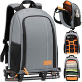 TARION Waterproof Camera Backpack w/Laptop Compartment