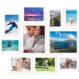 Wall Decor Collage 10 Pack Picture Frames for Mounting or Tabletop