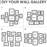 Wall Decor Collage 10 Pack Picture Frames for Mounting or Tabletop