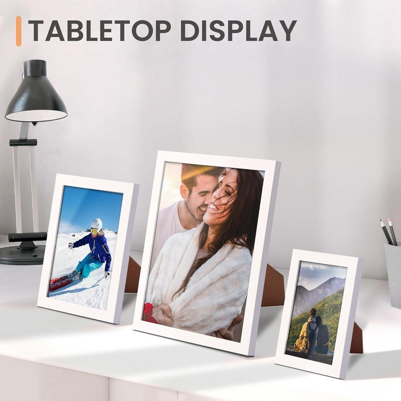 Wall Decor Collage 10 Pack Picture Frames for Mounting or Tabletop