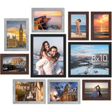 Wall Decor Collage 10 Pack Picture Frames for Mounting or Tabletop