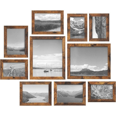 10 Pack Collage Picture Frame Set