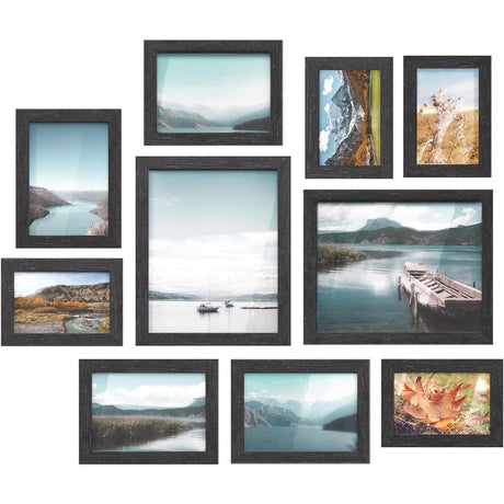 10 Pack Collage Picture Frame Set