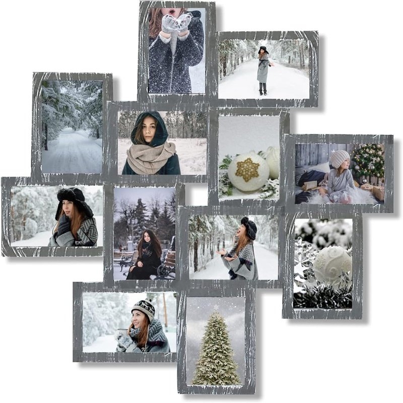 12 Opening Collage Picture Frames for Wall Decor