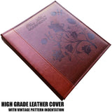 4X6 Photo Album 600 Pockets Extra Large Capacity Vintage Leather Cover