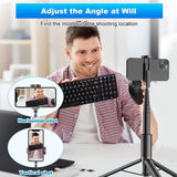 60" Cell Phone Selfie Stick Tripod Stand w/Wireless Remote