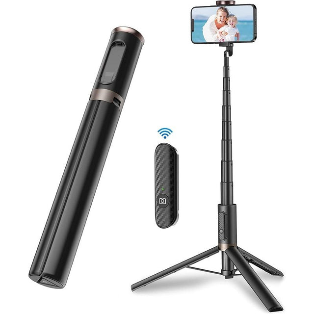 60" Cell Phone Selfie Stick Tripod Stand w/Wireless Remote