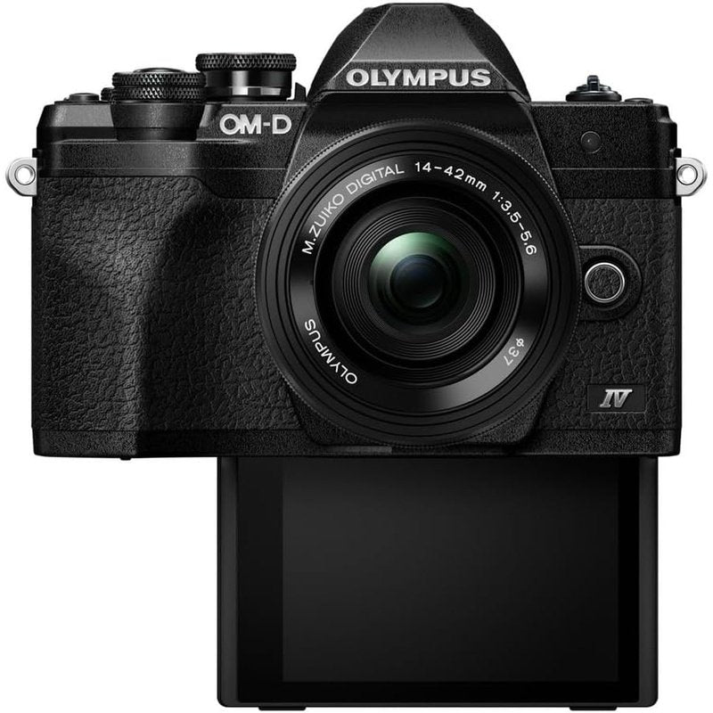 Olympus E-M10 Mark IV Black Micro 4/3rds System Camera w/14-42mm Lens