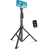 62" Extendable Cell Phone Tripod & Selfie Stick w/Wireless Remote