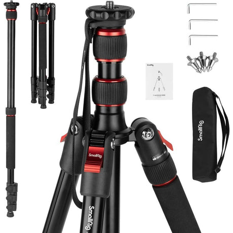 68" Foldable Aluminum Camera Tripod & Monopod for Camera Photography