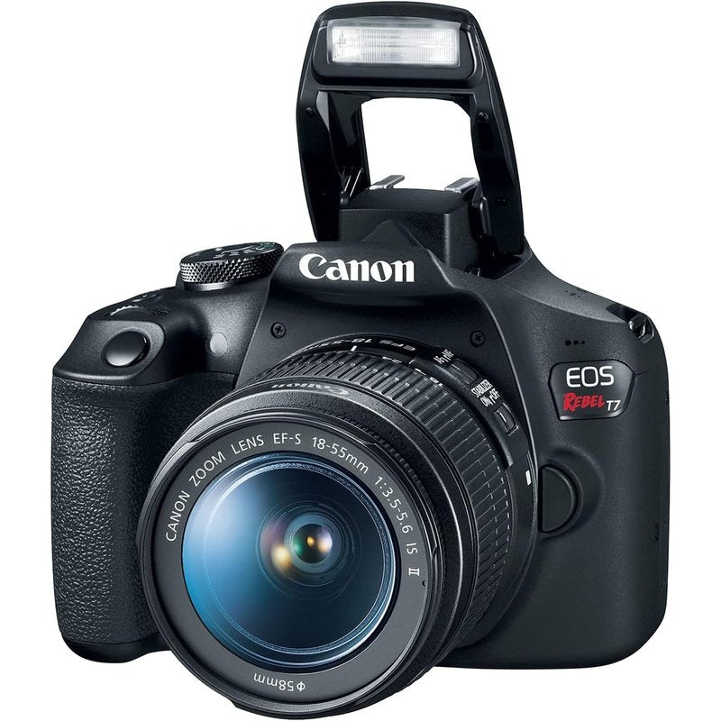 Canon EOS Rebel T7 DSLR Camera Bundle w/EF-S 18-55mm F/3.5-5.6 Is II Lens