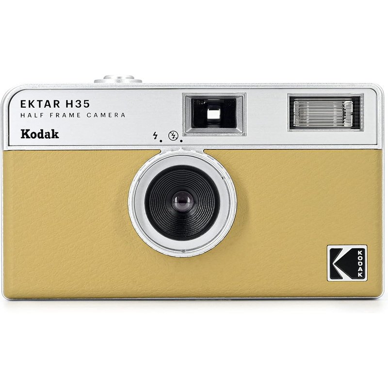 Sand KODAK EKTAR H35 Half Frame Film Camera, 35mm, Focus-Free, Lightweight