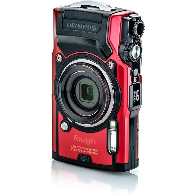 OM System Olympus TG-6 Red Underwater Camera, live for the outdoors