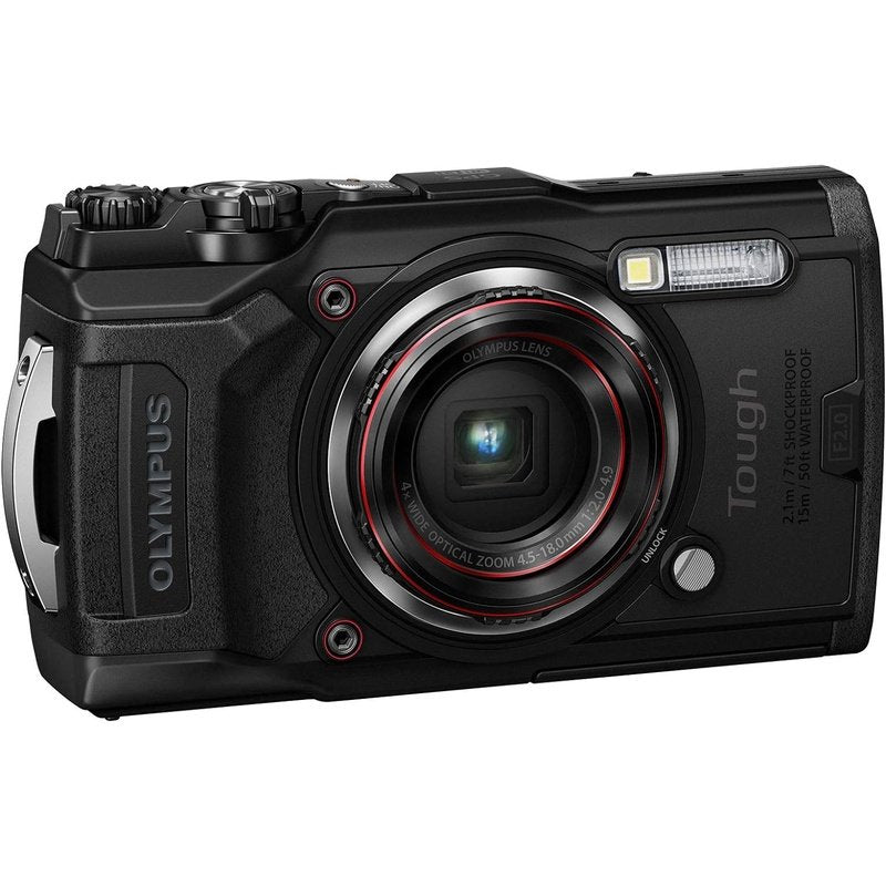 OM System Olympus TG-6 Black Underwater Camera, live for the outdoors