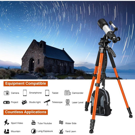 72" Professional DSRL Camera Tripod Monopod Stand w/Remote for Camera Photography