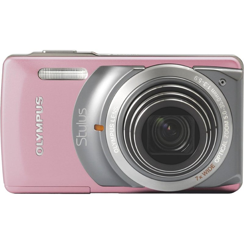 Olympus Stylus 7010 12MP Digital Camera with 7X Dual Image Stabilized Zoom and 2.7 Inch LCD Pink