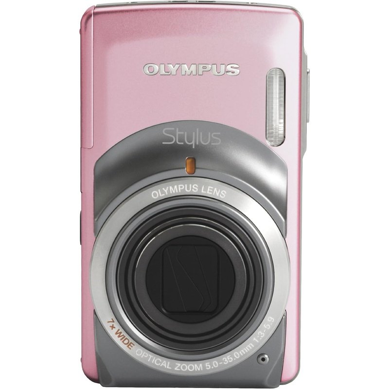 Olympus Stylus 7010 12MP Digital Camera with 7X Dual Image Stabilized Zoom and 2.7 Inch LCD Pink