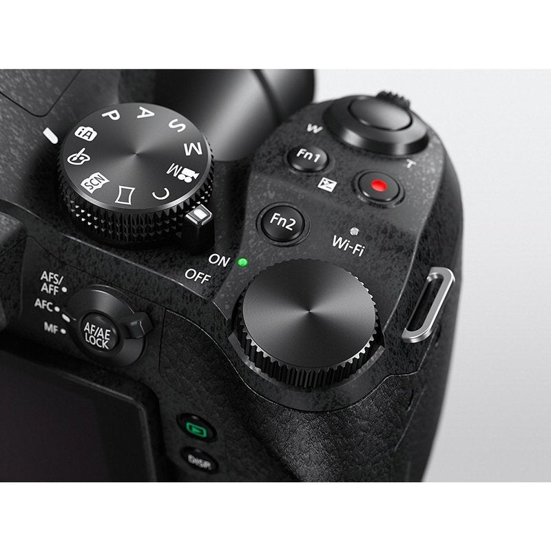 Panasonic LUMIX FZ300 Camera, 12.1 MP, LEICA DC 24X F2.8 Lens - DMC-FZ300K - Black