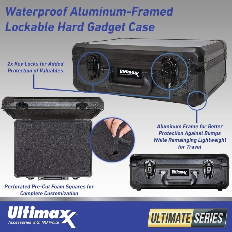 Ultimaxx Aluminum Framed Lockable Hard Case