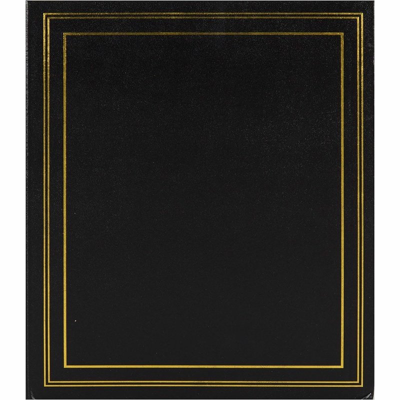 Traditional Photo Albums, Holds 440 4X6 Photos, Set of 4, Black