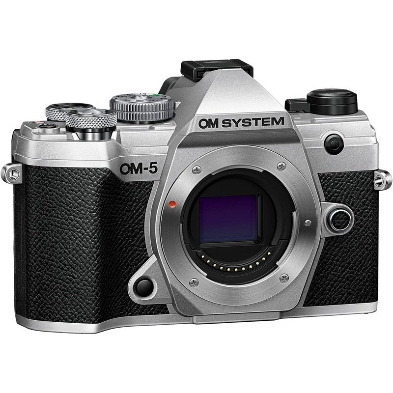 Olympus OM-5 Silver Micro 4/3rds System Camera 50MP Handheld High Res Shot