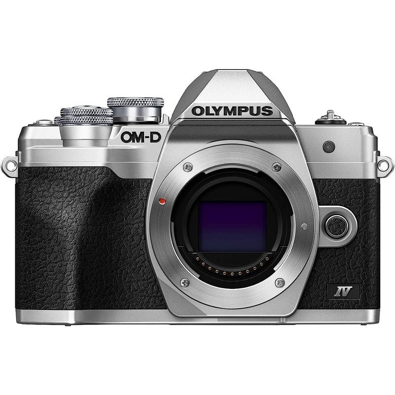 Olympus E-M10 Mark IV Silver Micro 4/3rds System Camera w/14-42mm Lens