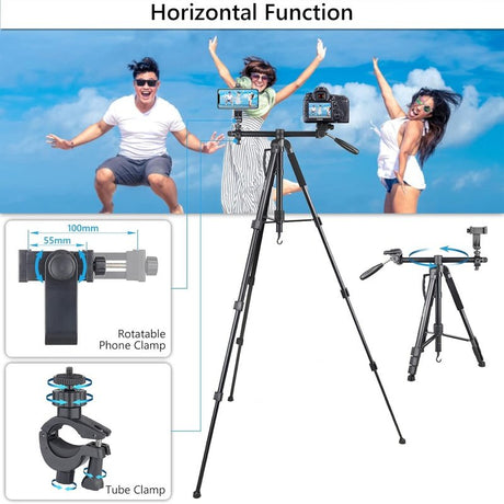 ARTCISE FZ20 70” Lightweight Camera Tripod with Adjustable Ball Head