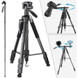 ARTCISE FZ20 70” Lightweight Camera Tripod with Adjustable Ball Head