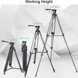 ARTCISE MF70 72" Professional Heavy Duty Fluid Head Tripod w/Dolly