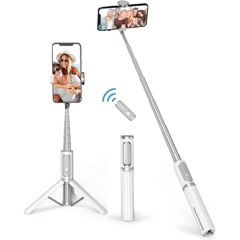 ATUMTEK Selfie Stick Extendable Tripod with Wireless Bluetooth Remote