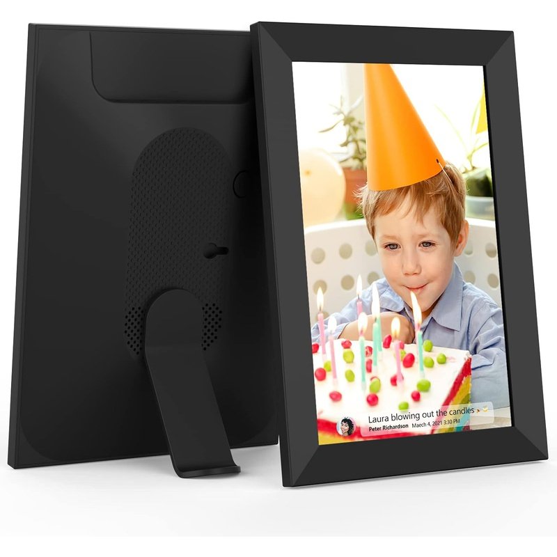 Akimart Digital Photo Frame, WiFi, LCD Touch Screen, Auto-Rotate, Built in 16GB Memory