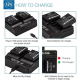 BM Premium 2 Pack NP-W126S Battery and Dual Charger for Select FujiFilm Cameras