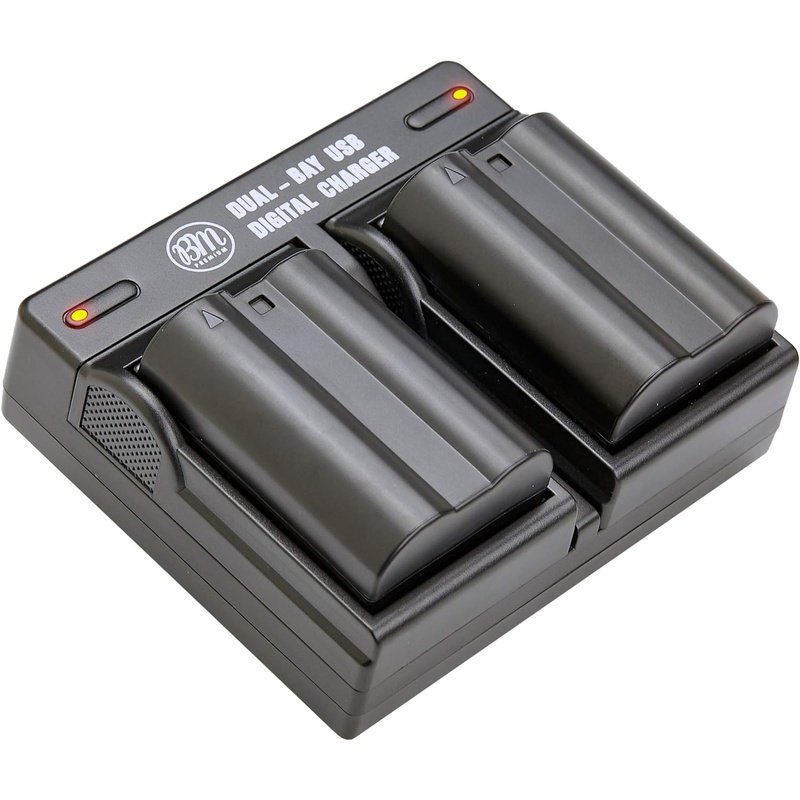 BM Premium 2 Pack NP-W235 Batteries and Dual Charger for Select FujiFilm Cameras