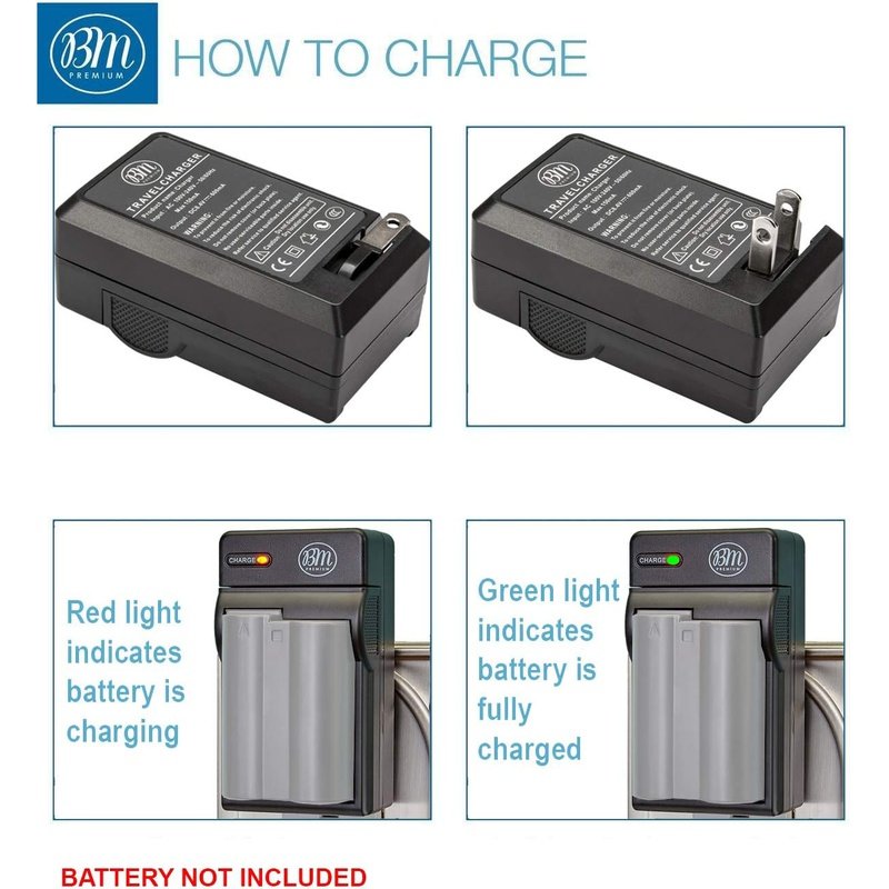 BM Premium NP-W235 Battery Charger for Select Fujifilm Cameras