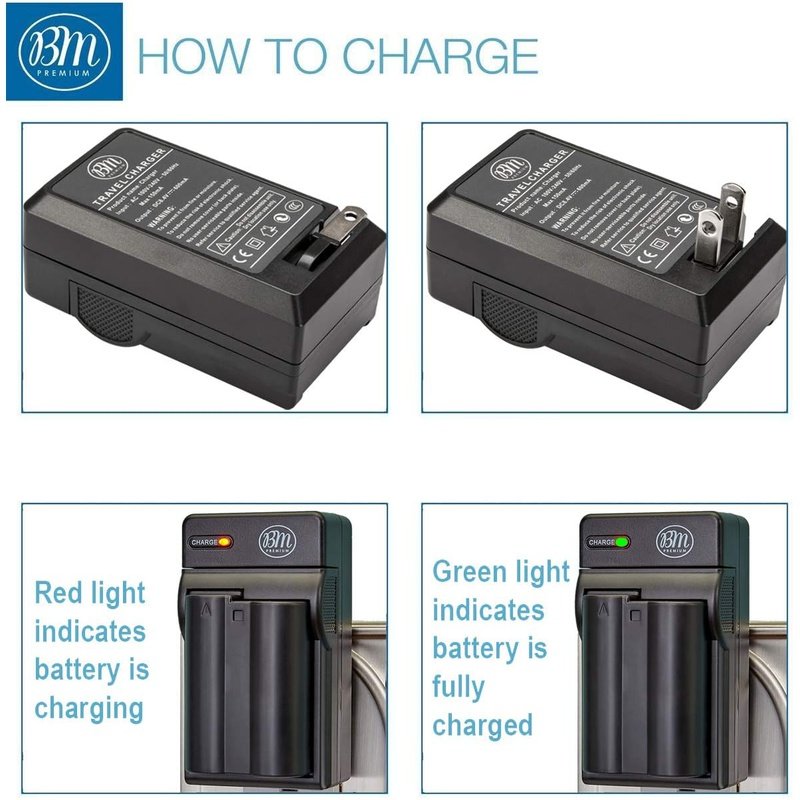 BM Premium NP-W235 Battery and Charger for Select FujiFilm Cameras