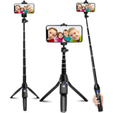 BZE Extendable 40 Inch Selfie Stick with Wireless Remote