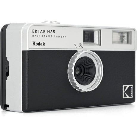 Black KODAK EKTAR H35 Half Frame Film Camera, 35mm, Focus-Free, Lightweight