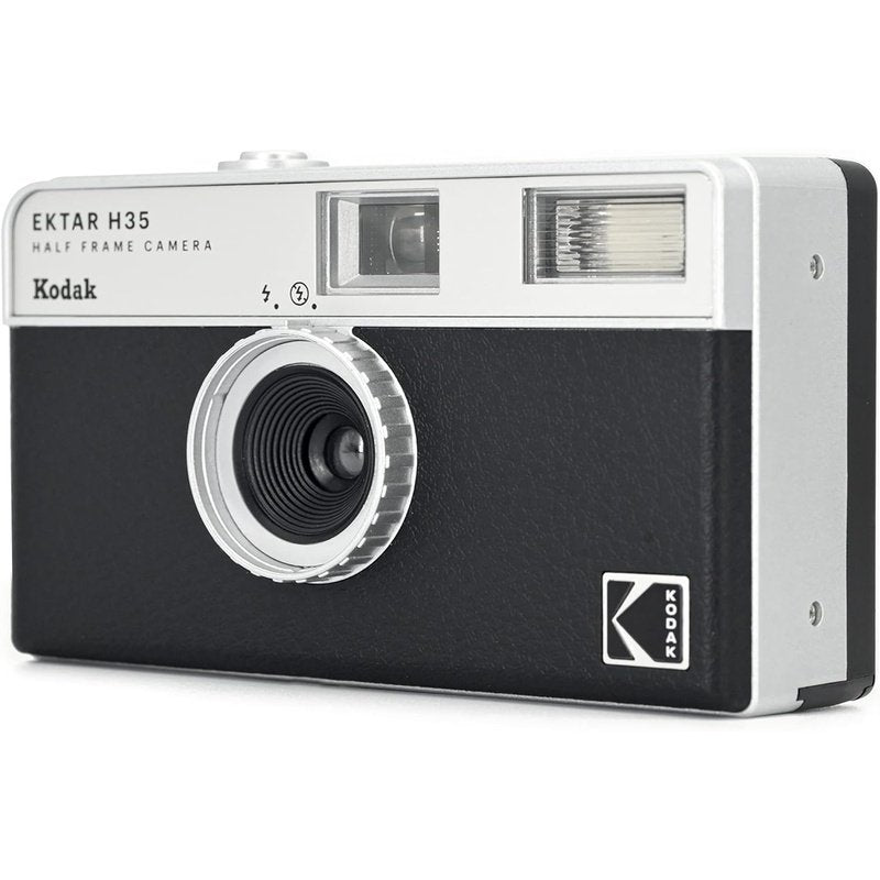 Black KODAK EKTAR H35 Half Frame Film Camera, 35mm, Focus-Free, Lightweight