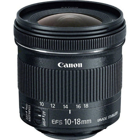 Canon EF-S 10-18mm F4.5-5.6 IS STM Ultra Wide Angle Zoom Lens