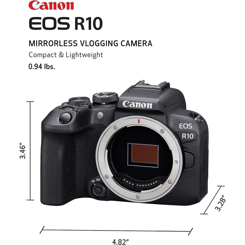 Canon EOS R10 Mirrorless Vlogging Camera