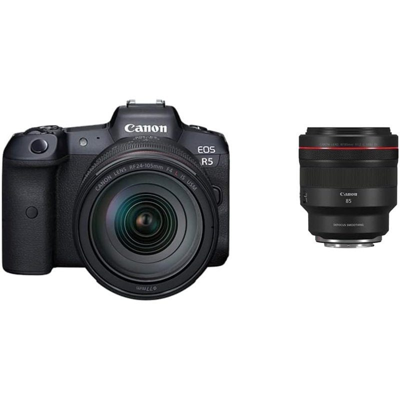 Canon EOS R5 Mirrorless Full-Frame Camera, Body Only or Lens Bundle