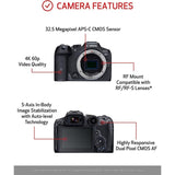 Canon EOS R7 Mirrorless Vlogging Camera