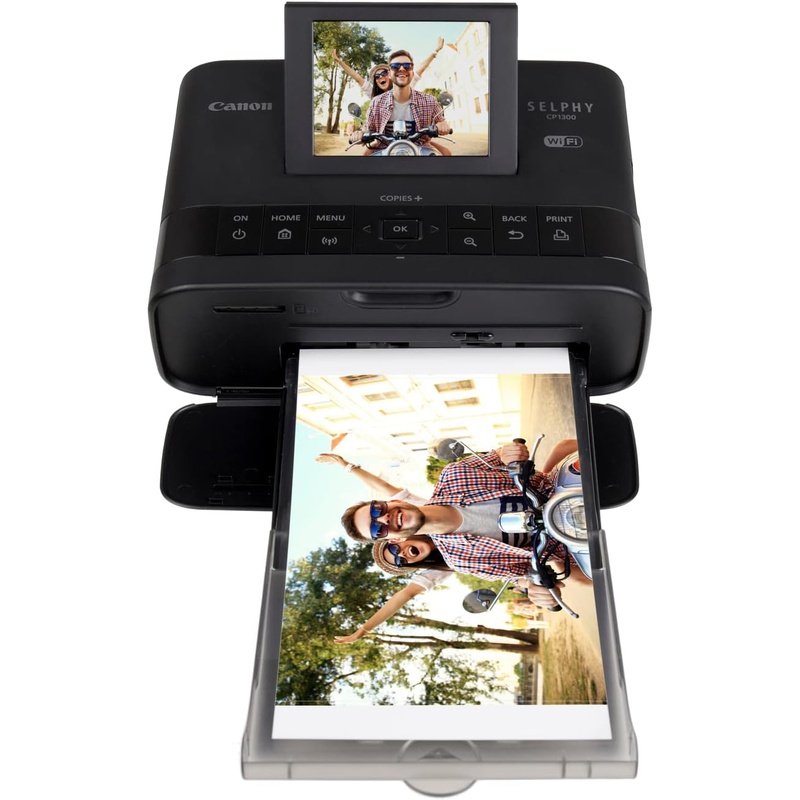 Canon SELPHY CP1300 Wireless Portable Photo Printer and Paper Bundle