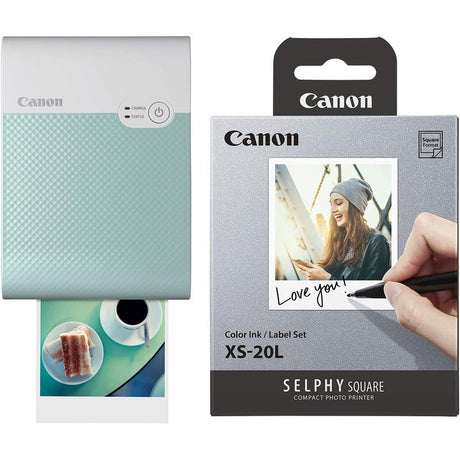 Canon SELPHY QX10 Compact Square Photo Printer, High Quality Prints